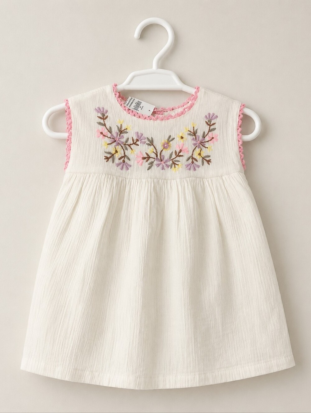 Baby GAP Embroidered Floral Spring Summer Dress Bloomers Set 3-6 Months NWT